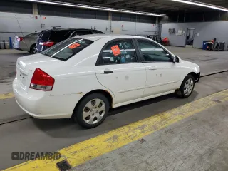 2009 Kia Spectra EX with VIN KNAFE221495654137, listed as a Copart auction lot 55777665 with 187,453 mi miles and Clean Title. Bid and sale history available at DreamBid. Image 3.