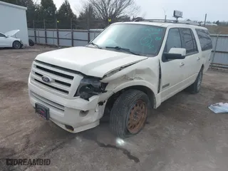2007 Ford Expedition EL Limited with VIN 1FMFK20577LA18558, listed as a IAAI auction lot 41475682 with 153,127 mi miles. Bid and sale history available at carsss.com. Image 2.