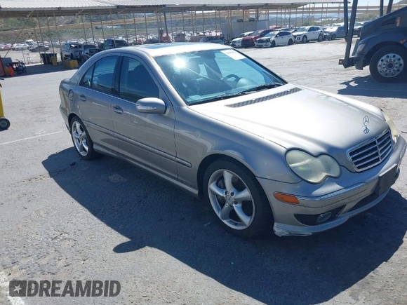 2006 Mercedes-Benz C 230 Sport with VIN WDBRF52H66A859343, listed as a IAAI auction lot 42010021 with 88,815 mi miles and . Bid and sale history available at carsss.com. Image 1.