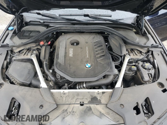 2019 BMW 5 Series 540i xDrive with VIN WBAJE7C55KWW20474, listed as a Copart auction lot 55219625 with 40,095 mi miles and Salvage title. Bid and sale history available at DreamBid. Image 11.