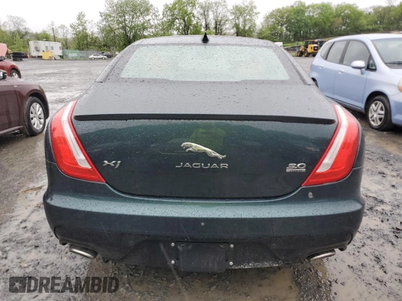 2017 Jaguar XJ R-Sport with VIN SAJWJ1CD0H8W12659, listed as a Copart auction lot 56292635 with 18,765 mi miles and Salvage Title. Bid and sale history available at DreamBid. Image 6.
