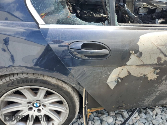 2004 BMW 7 Series 745Li with VIN WBAGN63494DS49538, listed as a Copart auction lot 55142955 with Not provided miles and Non repairable. Bid and sale history available at DreamBid. Image 10.