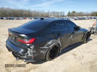 2022 BMW M3 Competition xDrive z VIN WBS43AY05NFN14913, wystawiony jako Copart lot #40401433 z przebiegiem Nie podano mil oraz . Historia ofert i sprzedaży dostępna na DreamBid. Obrazek 3.