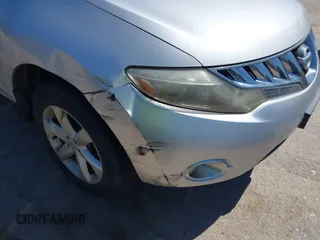 2009 Nissan Murano SL with VIN JN8AZ18U69W101940, listed as a IAAI auction lot 41852690 with 169,701 mi miles and . Bid and sale history available at DreamBid. Image 6.
