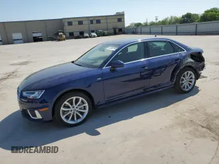 2019 Audi A4 Prestige z VIN WAUFNAF40KA109399, wystawiony jako Copart lot #51333195 z przebiegiem 22 956 mil mil oraz Szkoda całkowita • Salvage title. Historia ofert i sprzedaży dostępna na DreamBid. Obrazek 1.