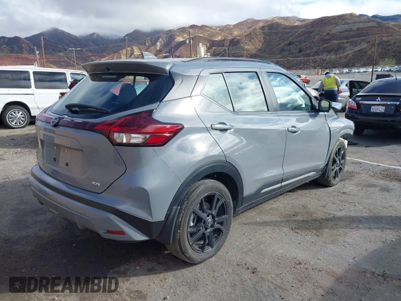 2023 Nissan Kicks SR with VIN 3N1CP5DV0PL487079, listed as a IAAI auction lot 41505381 with 36,474 mi miles and . Bid and sale history available at carsss.com. Image 4.