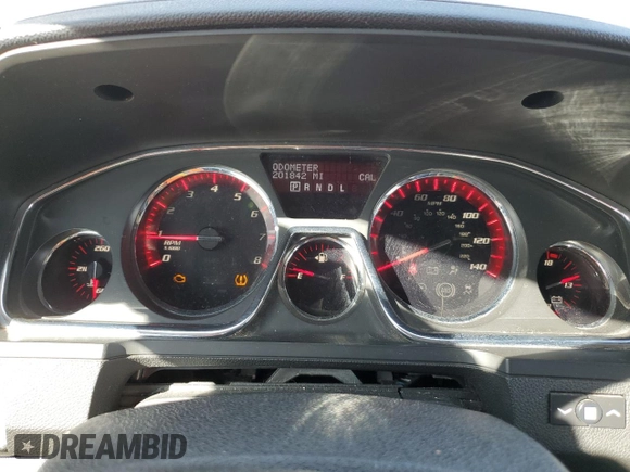 2013 GMC Acadia SLT with VIN 1GKKRSKD2DJ148987, listed as a Copart auction lot 52201795 with 201,842 mi miles and Salvage Title. Bid and sale history available at carsss.com. Image 9.