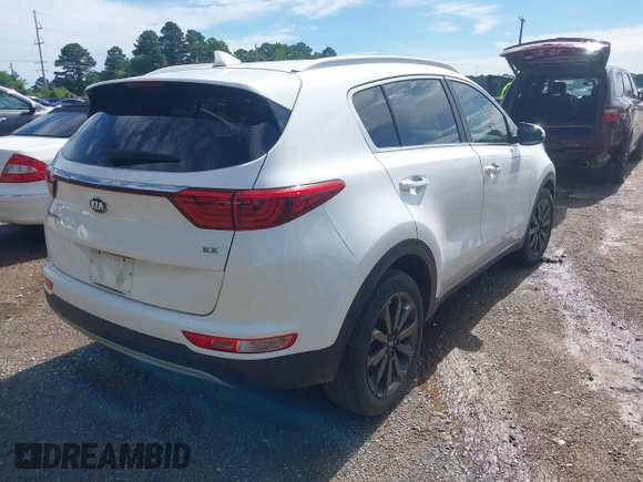 2018 Kia Sportage EX with VIN KNDPN3AC4J7442976, listed as a IAAI auction lot 42443783 with 176,960 mi miles and . Bid and sale history available at DreamBid. Image 4.