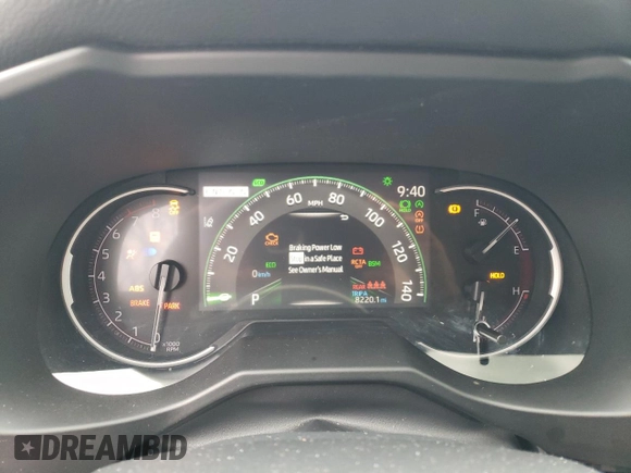 2023 Toyota RAV4 XLE with VIN 2T3P1RFV1PW363786, listed as a Copart auction lot 53697715 with 8,220 mi miles and Salvage title. Bid and sale history available at DreamBid. Image 9.