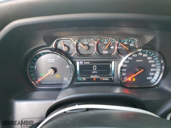 2018 Chevrolet Silverado 3500HD High Country with VIN 1GC4K1EY8JF189768, listed as a Copart auction lot 75400344 with 96,450 mi miles and Salvage Title. Bid and sale history available at carsss.com. Image 9.