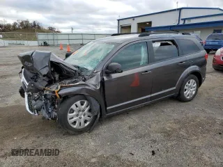 2020 Dodge Journey SE Value with VIN 3C4PDCAB3LT199248, listed as a Copart auction lot 53068735 with Not Provided miles and Clean Title. Bid and sale history available at carsss.com. Image 1.