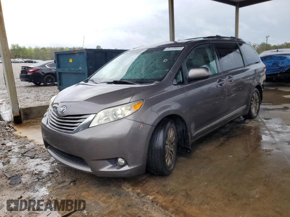 2011 Toyota Sienna XLE AAS with VIN 5TDYK3DC0BS115989, listed as a Copart auction lot 51128935 with 223,172 mi miles and Salvage Title. Bid and sale history available at carsss.com. Image 1.