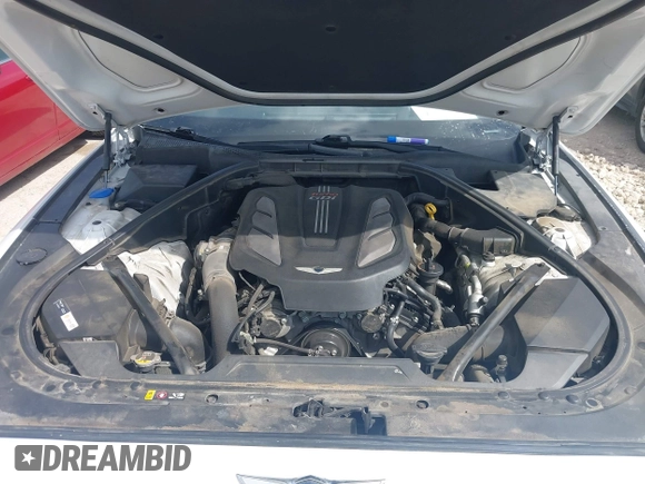 2018 Genesis G80 Sport with VIN KMHGN4JB5JU223891, listed as a IAAI auction lot 42559899 with 156,603 mi miles and . Bid and sale history available at DreamBid. Image 10.