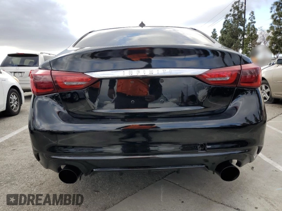 2018 Infiniti Q50 Sport with VIN JN1EV7APXJM365536, listed as a Copart auction lot 42634205 with 44,736 mi miles and Clean Title. Bid and sale history available at carsss.com. Image 6.