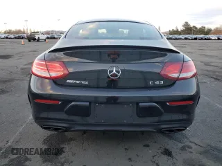 2018 Mercedes-Benz C 43 AMG with VIN WDDWJ6EB4JF640169, listed as a Copart auction lot 82815684 with 47,739 mi miles and Salvage Title. Bid and sale history available at DreamBid. Image 6.