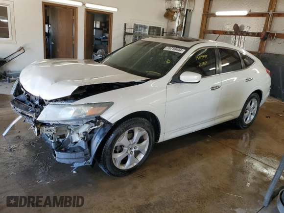 2011 Honda Accord Crosstour EX-L with VIN 5J6TF2H59BL003949, listed as a Copart auction lot 75719444 with 201,869 mi miles and Salvage Title. Bid and sale history available at carsss.com. Image 1.