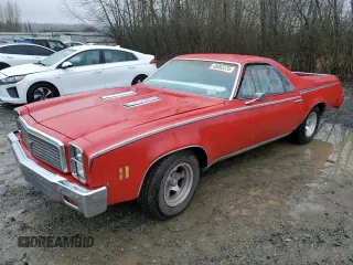 1976 Chevrolet El Camino z VIN 1D80U6Z452007, wystawiony jako Copart lot #45062375 z przebiegiem 545 464 mil mil oraz Czysty tytuł • Clean title. Historia ofert i sprzedaży dostępna na DreamBid. Obrazek 1.