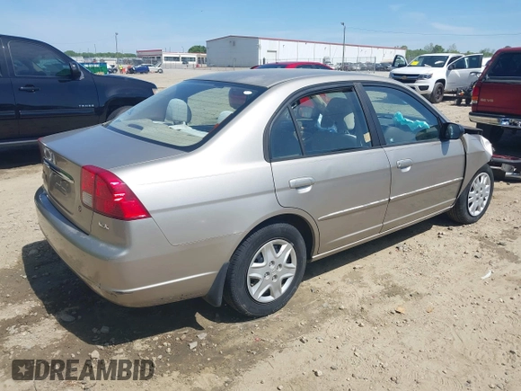 2003 Honda Civic LX z VIN 2HGES16583H538021, wystawiony jako IAAI lot #42063516 z przebiegiem 218 549 mil mil oraz . Historia ofert i sprzedaży dostępna na DreamBid. Obrazek 4.