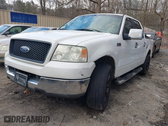 2005 Ford F-150 XLT with VIN 1FTRW12W35KC97855, listed as a IAAI auction lot 41726385 with 295,397 mi miles. Bid and sale history available at carsss.com. Image 2.