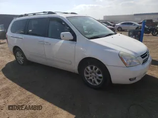2007 Kia Sedona EX with VIN KNDMB233976167395, listed as a Copart auction lot 68980314 with 119,141 mi miles and Salvage Title. Bid and sale history available at carsss.com. Image 4.