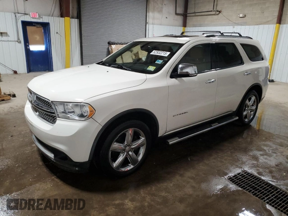 2012 Dodge Durango Citadel with VIN 1C4SDJET4CC131246, listed as a Copart auction lot 52932215 with 151,541 mi miles and Salvage Title. Bid and sale history available at carsss.com. Image 1.