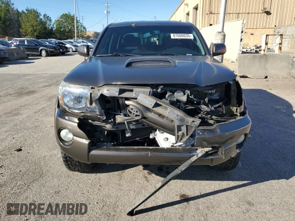2010 Toyota Tacoma PreRunner with VIN 3TMKU4HN3AM025218, listed as a Copart auction lot 87600035 with 92,605 mi miles and Salvage title. Bid and sale history available at DreamBid. Image 5.