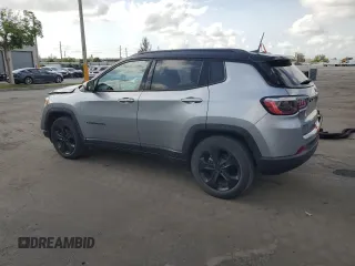 2021 Jeep Compass Altitude with VIN 3C4NJCBB7MT509188, listed as a Copart auction lot 57507125 with 28,279 mi miles and Non repairable. Bid and sale history available at DreamBid. Image 2.