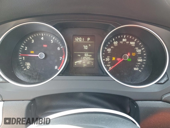 2015 Volkswagen Jetta SE with VIN 3VWD17AJ0FM258648, listed as a Copart auction lot 50531135 with 110,505 mi miles and Salvage title. Bid and sale history available at DreamBid. Image 9.