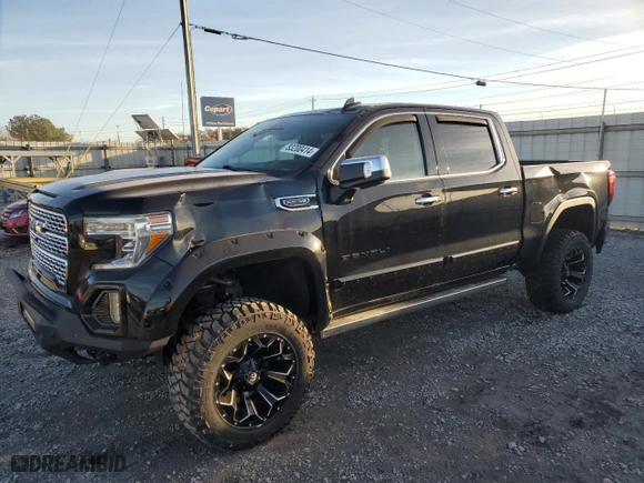 2020 GMC Sierra 1500 Denali with VIN 1GTU9FEL5LZ106974, listed as a Copart auction lot 83200414 with 33,119 mi miles and Salvage Title. Bid and sale history available at carsss.com. Image 1.