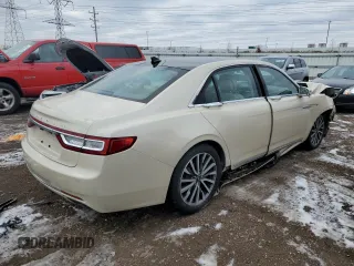 2018 Lincoln Continental Select with VIN 1LN6L9SK3J5601245, listed as a Copart auction lot 86254674 with 0 mi miles and Salvage Title. Bid and sale history available at carsss.com. Image 3.