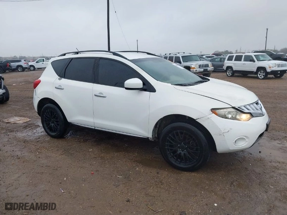 2009 Nissan Murano S with VIN JN8AZ18U69W102733, listed as a IAAI auction lot 41315812 with 211,483 mi miles. Bid and sale history available at carsss.com. Image 1.