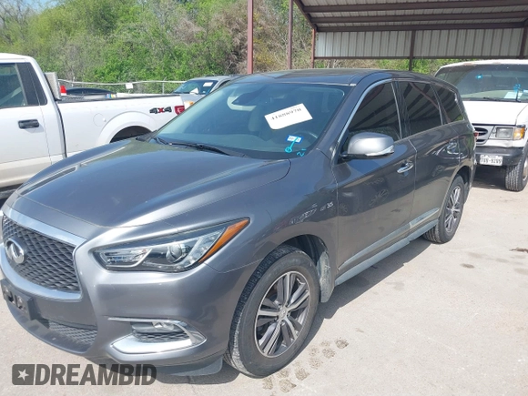 2019 Infiniti QX60 PURE with VIN 5N1DL0MM2KC514807, listed as a IAAI auction lot 41888970 with 71,561 mi miles. Bid and sale history available at carsss.com. Image 20.