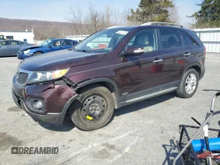 2011 Kia Sorento EX with VIN 5XYKUDA29BG156829, listed as a Copart auction lot 48613735 with 189,206 mi miles and Salvage Title. Bid and sale history available at carsss.com. Image 1.