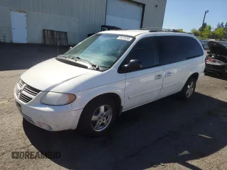 2005 Dodge Caravan SXT z VIN 2D4GP44L05R428012, wystawiony jako Copart lot #55319295 z przebiegiem 160 100 mil mil oraz Szkoda całkowita • Salvage title. Historia ofert i sprzedaży dostępna na DreamBid. Obrazek 1.