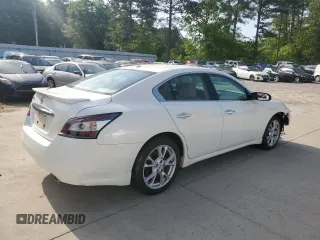 2014 Nissan Maxima SV z VIN 1N4AA5AP4EC446058, wystawiony jako Copart lot #51843385 z przebiegiem 98 481 mil mil oraz Szkoda całkowita • Salvage title. Historia ofert i sprzedaży dostępna na DreamBid. Obrazek 3.