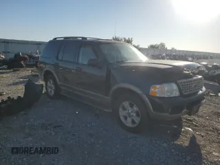2003 Ford Explorer Eddie Bauer z VIN 1FMZU64K93UC10258, wystawiony jako Copart lot #75002904 z przebiegiem 191 287 mil mil oraz Szkoda całkowita • Salvage title. Historia ofert i sprzedaży dostępna na DreamBid. Obrazek 4.