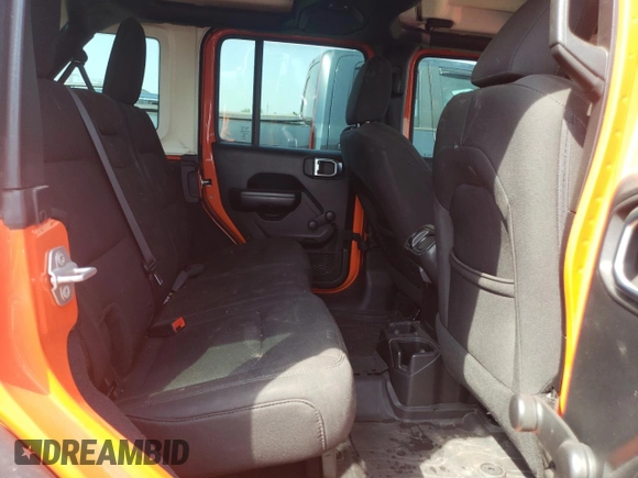 2018 Jeep Wrangler Unlimited Sport S с VIN 1C4HJXDN2JW246657, выставлен на аукционе Copart как лот 60331945 с пробегом 61 071 миль миль и Списание • Salvage title. История ставок и продаж доступна на DreamBid. Изображение 10.