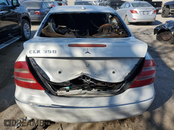 2007 Mercedes-Benz CLK 350 with VIN WDBTJ56H67F223377, listed as a Copart auction lot 48477324 with Not provided miles and Salvage title. Bid and sale history available at DreamBid. Image 6.