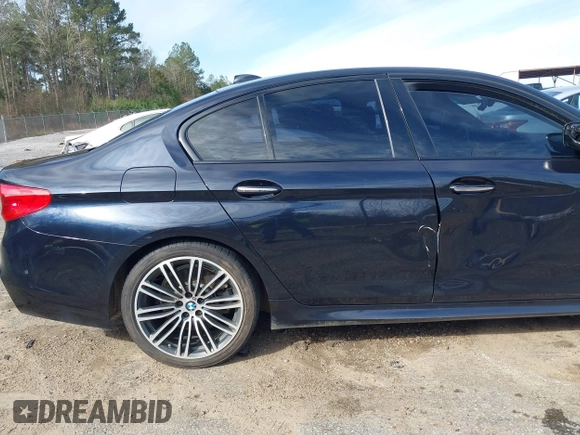 2018 BMW 5 Series 530i with VIN WBAJA5C50JWA35707, listed as a IAAI auction lot 41722656 with 137,619 mi miles and . Bid and sale history available at DreamBid. Image 18.
