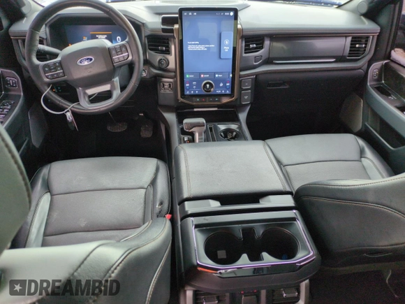 2023 Ford F-150 Lightning Pro с VIN 1FTVW1EV5PWG16444, выставлен на аукционе Copart как лот 48224415 с пробегом 25 782 миль миль и Списание • Salvage title. История ставок и продаж доступна на DreamBid. Изображение 8.