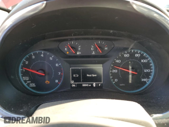 2016 Chevrolet Malibu LT with VIN 1G1ZE5ST3GF228913, listed as a Copart auction lot 48141255 with 99,843 mi miles and Salvage Title. Bid and sale history available at DreamBid. Image 9.