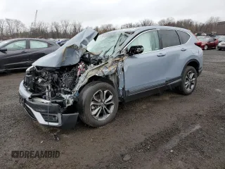 2021 Honda CR-V EX-L with VIN 2HKRW2H85MH630083, listed as a Copart auction lot 49996775 with Not Provided miles and Salvage Title. Bid and sale history available at DreamBid. Image 1.