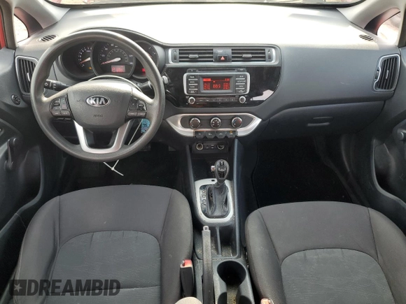 2017 Kia Rio LX with VIN KNADM4A31H6120515, listed as a Copart auction lot 74614204 with 83,204 mi miles and Salvage Title. Bid and sale history available at carsss.com. Image 8.