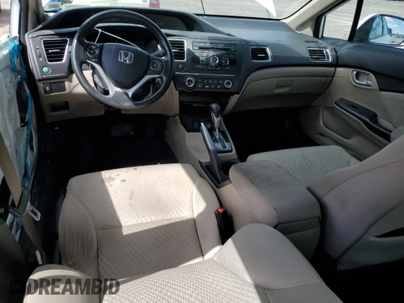 2015 Honda Civic Sedan LX with VIN 19XFB2F59FE000193, listed as a Copart auction lot 54250575 with 154,934 mi miles and Salvage Title. Bid and sale history available at carsss.com. Image 8.