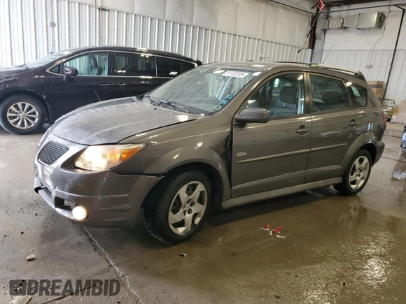 2008 Pontiac Vibe with VIN 5Y2SL65838Z407965, listed as a Copart auction lot 51702205 with 108,664 mi miles and Non Repairable. Bid and sale history available at DreamBid. Image 1.