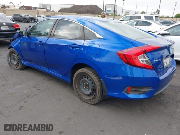 2018 Honda Civic LX with VIN 2HGFC2F51JH527351, listed as a IAAI auction lot 42071411 with 88,606 mi miles and . Bid and sale history available at DreamBid. Image 3.