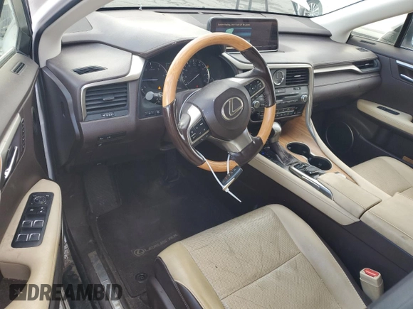 2017 Lexus RX 350 with VIN JTJBZMCAXH2024782, listed as a Copart auction lot 50344555 with 103,270 mi miles and Salvage title. Bid and sale history available at DreamBid. Image 8.