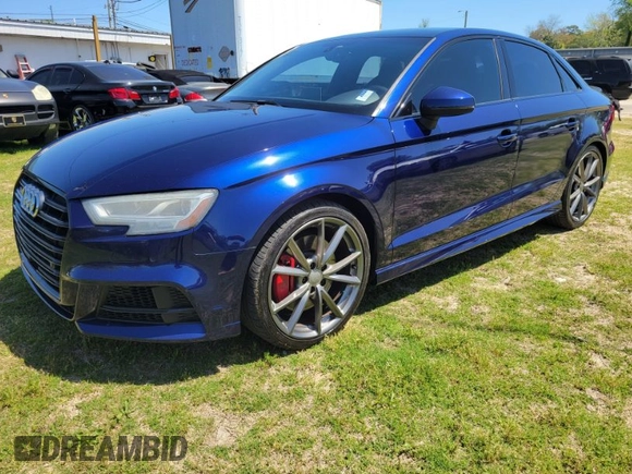2017 Audi S3 Premium Plus with VIN WAUB1GFF3H1066152, listed as a IAAI auction lot 42032213 with 85,816 mi miles. Bid and sale history available at carsss.com. Image 1.