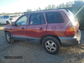 2003 Hyundai Santa Fe LX with VIN KM8SC73E63U489772, listed as a Copart auction lot 77115994 with 137,579 mi miles and Salvage Title. Bid and sale history available at carsss.com. Image 2.