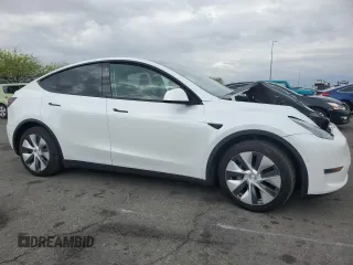 2021 Tesla Model Y Long Range z VIN 5YJYGDEE9MF200411, wystawiony jako Copart lot #53738075 z przebiegiem 97 546 mil mil oraz Szkoda całkowita • Salvage title. Historia ofert i sprzedaży dostępna na DreamBid. Obrazek 4.